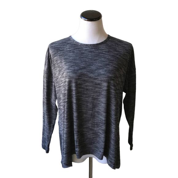 Lululemon Heathered Black City Bound RULU Long Sleeve Top - Picture 2 of 10